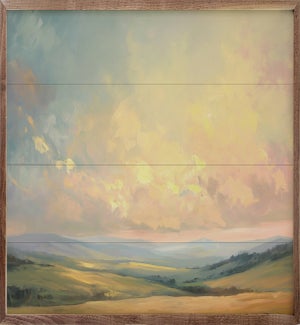 Tranquil Twilight And Golden Fields By Gina Kelly